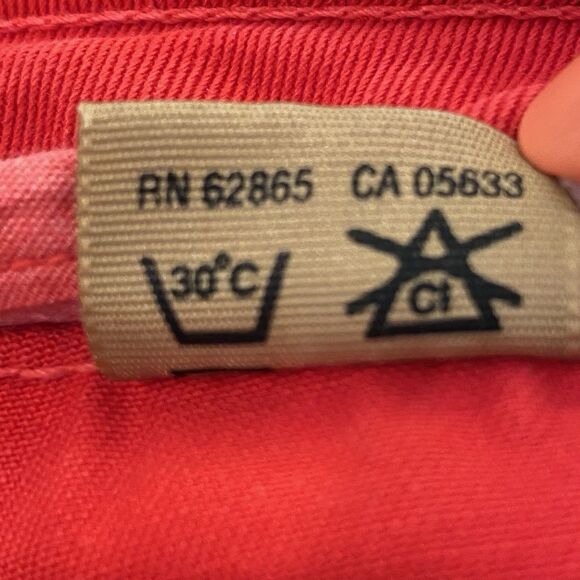 Ruff Hewn Denim Jeans NWOT Womens 29x28 TOMATO RED Cotton High Rise 13" Vtg USA - Picture 10 of 11